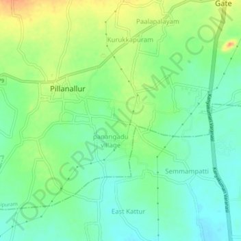 New colony地形图、海拔、地势
