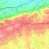 Paoli地形图、海拔、地势