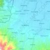 Cangkuang地形图、海拔、地势
