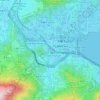 泮涌村地形图、海拔、地势