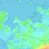 Kerjacob地形图、海拔、地势