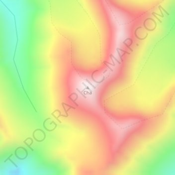 Cha地形图、海拔、地势