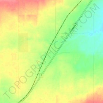 Webster地形图、海拔、地势