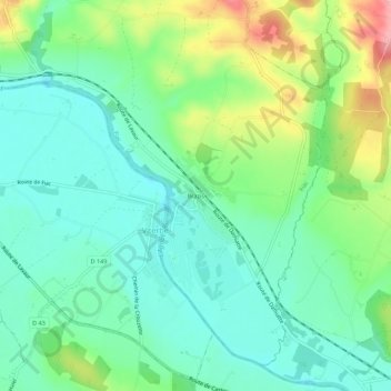 Brazis地形图、海拔、地势