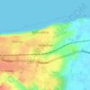 Hillborough地形图、海拔、地势