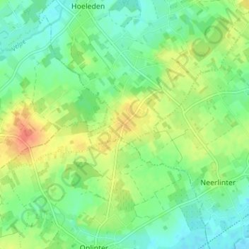 Stok地形图、海拔、地势