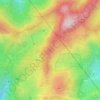 花山尾地形图、海拔、地势