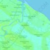 Kota Putera地形图、海拔、地势
