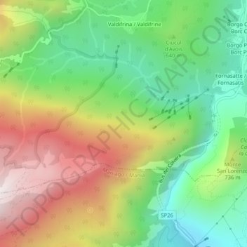 Jouf地形图、海拔、地势