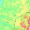 坪昌地形图、海拔、地势