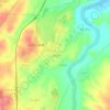 上洛阳村地形图、海拔、地势