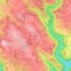 Wölfling地形图、海拔、地势