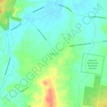 Majorca地形图、海拔、地势