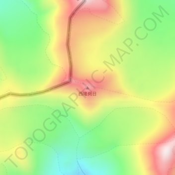 Silungkang地形图、海拔、地势