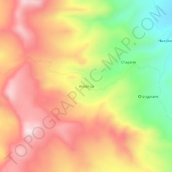 Andahua地形图、海拔、地势