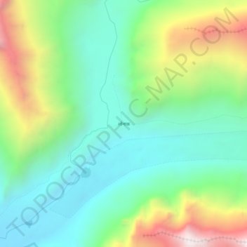 Lhonak地形图、海拔、地势