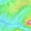 Guichard地形图、海拔、地势