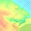 东欧平原地形图、海拔、地势