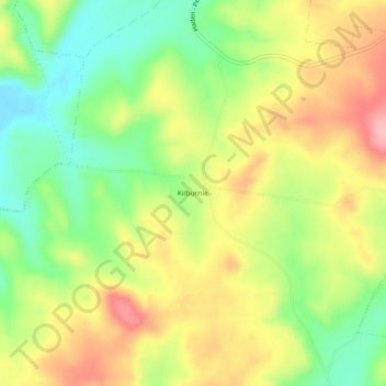 Kilburnie地形图、海拔、地势