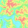 Little Garner地形图、海拔、地势