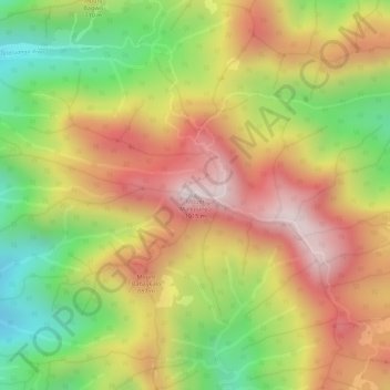 Mount Malepunyo地形图、海拔、地势