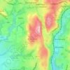 Brook Bottom地形图、海拔、地势