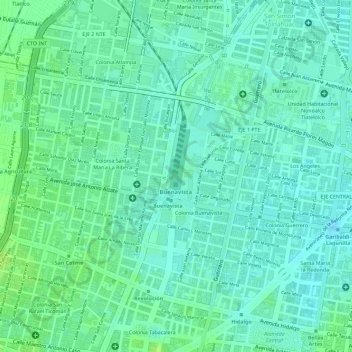 Forum Buenavista地形图、海拔、地势