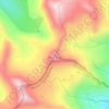 Trico Peak地形图、海拔、地势