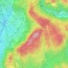 金山地形图、海拔、地势