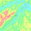 茶园镇地形图、海拔、地势