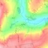 Darley地形图、海拔、地势