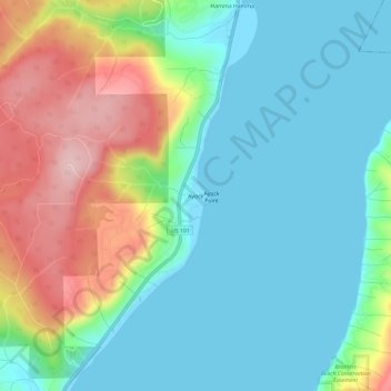 Ayock地形图、海拔、地势