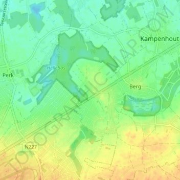 Lelle地形图、海拔、地势