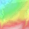 Flaska地形图、海拔、地势