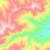 石毛地形图、海拔、地势