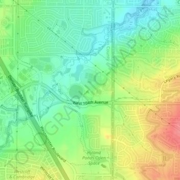 City Park地形图、海拔、地势