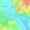 Le Faubourg地形图、海拔、地势
