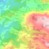 A Cerdeira地形图、海拔、地势