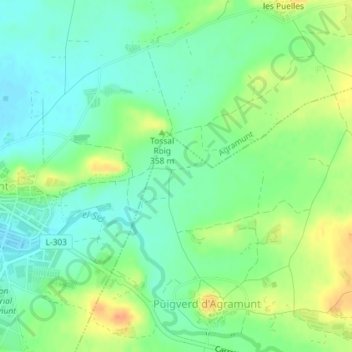 Argons地形图、海拔、地势
