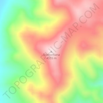 Tramontana地形图、海拔、地势