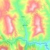 梅子坝乡地形图、海拔、地势