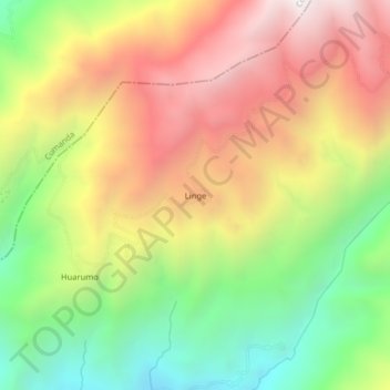 Linge地形图、海拔、地势