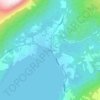 Bjerkvik - Rahkka地形图、海拔、地势