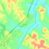 Hebardville地形图、海拔、地势