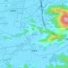 美石村地形图、海拔、地势