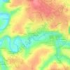 Le Val d'Evre地形图、海拔、地势