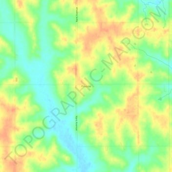 Prussia地形图、海拔、地势