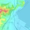 上村地形图、海拔、地势