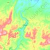 罗泉镇地形图、海拔、地势