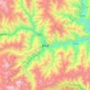 黑水县地形图、海拔、地势